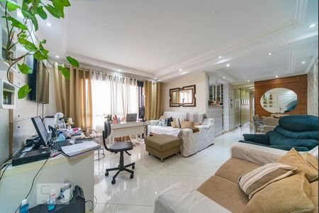 Sala de apartamento à venda com 3 quartos, 80m² em Vila Gilda, Santo André