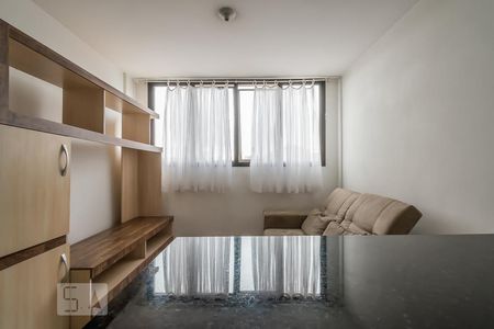 Sala de apartamento à venda com 1 quarto, 38m² em Santo Amaro, São Paulo