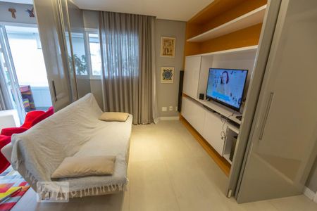 Sala de apartamento à venda com 1 quarto, 62m² em Vila Anglo Brasileira, São Paulo