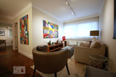 Sala  de apartamento para alugar com 2 quartos, 75m² em Brooklin Paulista, São Paulo