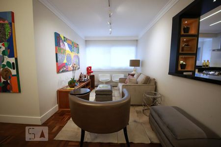 Sala  de apartamento para alugar com 2 quartos, 75m² em Brooklin Paulista, São Paulo