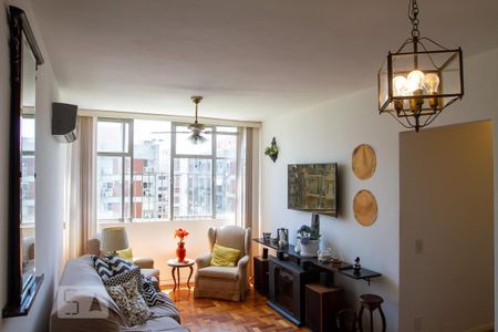 Sala de apartamento para alugar com 3 quartos, 100m² em Leblon, Rio de Janeiro