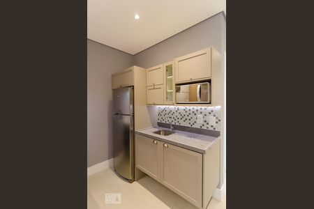 Studio à venda com 29m², 1 quarto e sem vagaCozinha