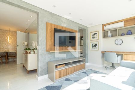 Varanda da Sala de apartamento para alugar com 1 quarto, 54m² em Vila Nova Conceição, São Paulo
