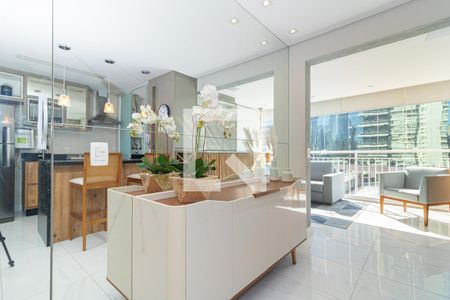 Sala de apartamento para alugar com 1 quarto, 54m² em Vila Nova Conceição, São Paulo
