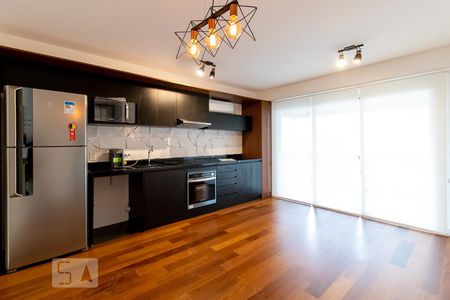 Apartamento para alugar com 52m², 1 quarto e 2 vagasSala - cozinha