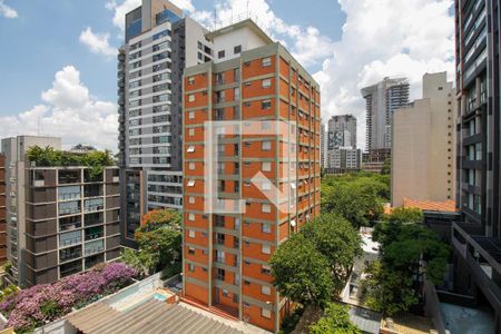 Vista da Sala de Estar e Jantar de apartamento à venda com 2 quartos, 86m² em Pinheiros, São Paulo