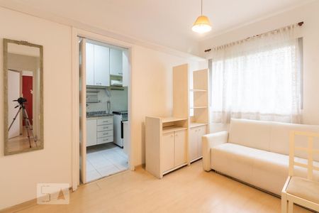 Sala de apartamento à venda com 1 quarto, 37m² em Indianópolis, São Paulo