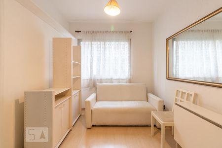 Sala de apartamento à venda com 1 quarto, 37m² em Indianópolis, São Paulo