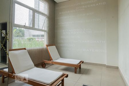 Studio para alugar com 50m², 1 quarto e 1 vaga Studio para alugar com 50m², 1 quarto e 1 vagaÁrea Comum - Sauna