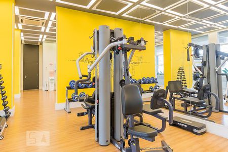 Studio para alugar com 50m², 1 quarto e 1 vaga Studio para alugar com 50m², 1 quarto e 1 vagaÁrea Comum - Academia