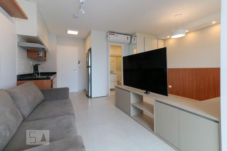 Sala de apartamento à venda com 1 quarto, 37m² em Pinheiros, São Paulo