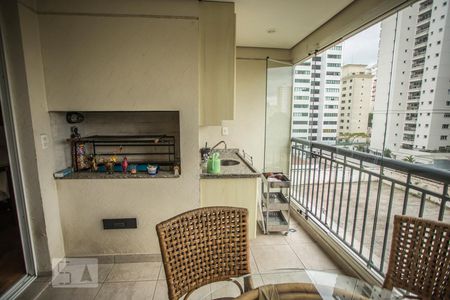 Detalhe - Varanda gourmet de apartamento para alugar com 4 quartos, 129m² em Vila Clementino, São Paulo