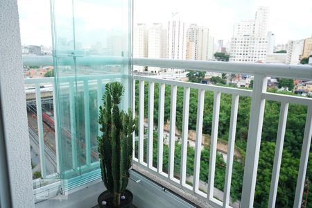 Varanda da Sala de apartamento à venda com 2 quartos, 40m² em Barra Funda, São Paulo