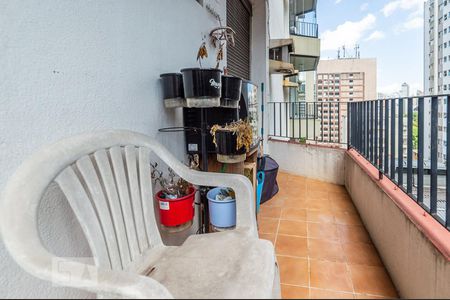 Varanda da Sala de apartamento para alugar com 1 quarto, 35m² em Bela Vista, São Paulo