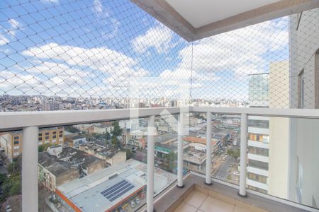 Varanda da Sala de apartamento à venda com 3 quartos, 82m² em São Geraldo, Porto Alegre