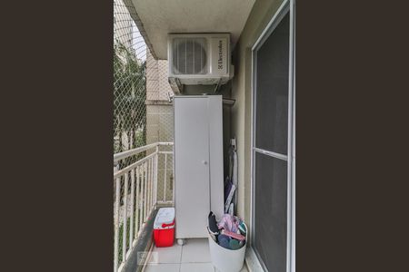 Varanda da Sala de apartamento para alugar com 2 quartos, 55m² em Jacarepaguá, Rio de Janeiro