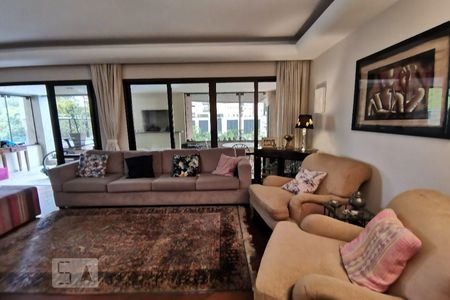 Sala de apartamento para alugar com 4 quartos, 206m² em Vila Andrade, São Paulo