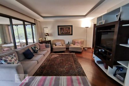 Sala de apartamento para alugar com 4 quartos, 206m² em Vila Andrade, São Paulo