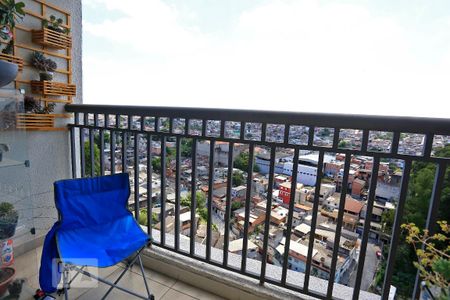 Varanda da Sala de apartamento para alugar com 1 quarto, 70m² em Jardim Umuarama, São Paulo