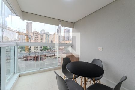 Sacada de apartamento à venda com 1 quarto, 42m² em Paraíso, São Paulo