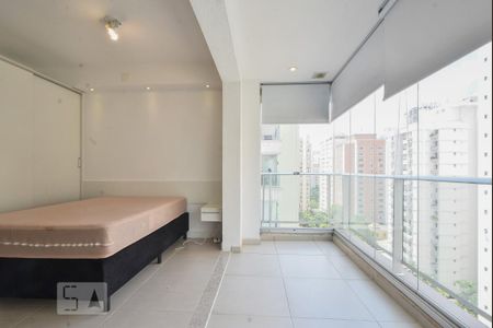 Studio para alugar com 37m², 1 quarto e 1 vagaVaranda