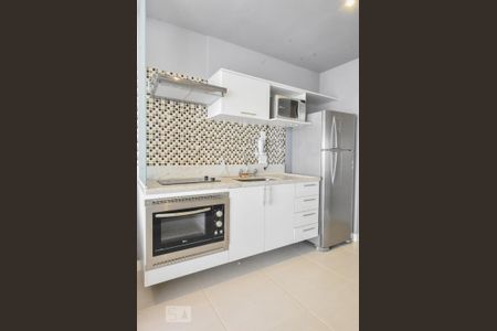 Cozinha de kitnet/studio para alugar com 1 quarto, 37m² em Brooklin, São Paulo