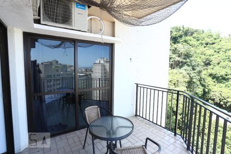 Varanda da Sala de apartamento para alugar com 1 quarto, 50m² em Copacabana, Rio de Janeiro