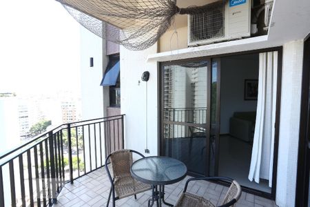 Varanda da Sala de apartamento para alugar com 1 quarto, 50m² em Copacabana, Rio de Janeiro