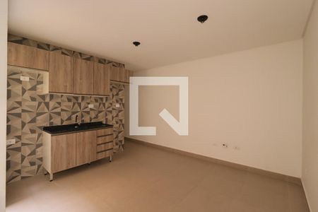 Sala / Cozinha de apartamento para alugar com 2 quartos, 58m² em Vila Guiomar, Santo André