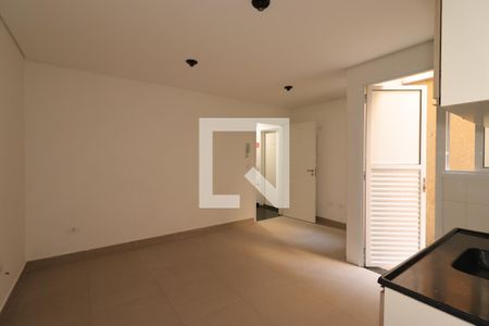 Sala / Cozinha de apartamento para alugar com 2 quartos, 58m² em Vila Guiomar, Santo André