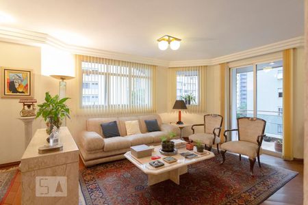 Sala de apartamento para alugar com 3 quartos, 198m² em Higienópolis , São Paulo