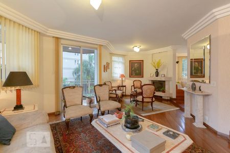 Sala de apartamento para alugar com 3 quartos, 198m² em Higienópolis , São Paulo