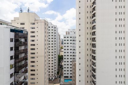 Vista de apartamento à venda com 1 quarto, 40m² em Moema, São Paulo