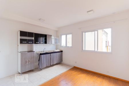 Sala / Cozinha de apartamento à venda com 1 quarto, 42m² em Santa Efigênia, São Paulo