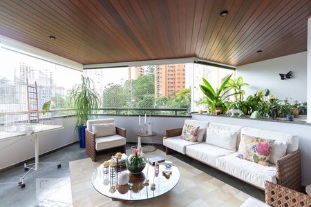 Varanda da sala de apartamento à venda com 4 quartos, 360m² em Jardim Ampliacao, São Paulo