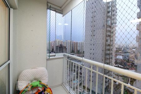 Varanda da Sala de apartamento para alugar com 2 quartos, 54m² em Cambuci, São Paulo
