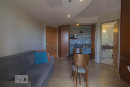 Sala de apartamento à venda com 1 quarto, 33m² em Brooklin, São Paulo