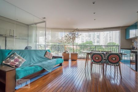 Varanda gourmet de apartamento para alugar com 4 quartos, 178m² em Brooklin Paulista, São Paulo