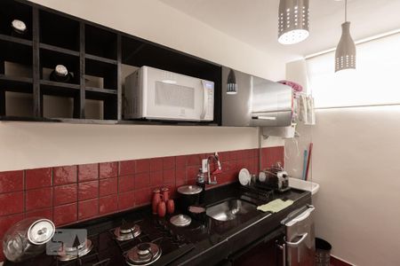 Cozinha de kitnet/studio para alugar com 1 quarto, 36m² em Bela Vista, São Paulo
