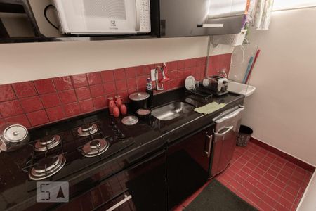 Cozinha de kitnet/studio para alugar com 1 quarto, 36m² em Bela Vista, São Paulo
