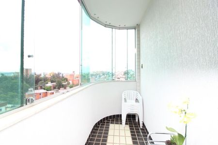 Varanda de apartamento à venda com 3 quartos, 116m² em Buritis, Belo Horizonte