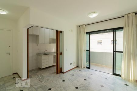 Apartamento para alugar com 45m², 1 quarto e 2 vagasSala