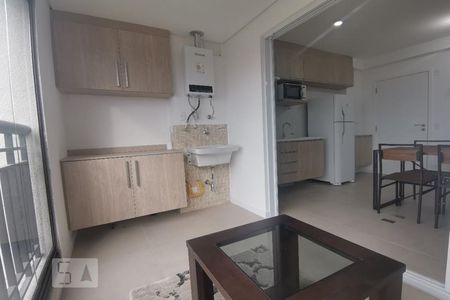Studio para alugar com 38m², 1 quarto e 1 vagaVaranda
