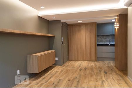 Sala de apartamento para alugar com 1 quarto, 53m² em Três Figueiras, Porto Alegre