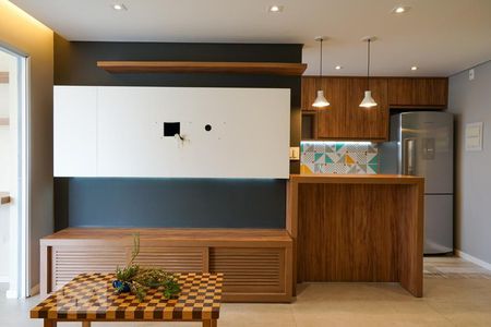 Sala de apartamento para alugar com 1 quarto, 62m² em Vila Ipojuca, São Paulo