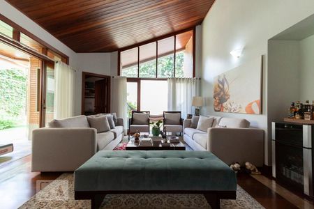 Sala de casa de condomínio à venda com 4 quartos, 400m² em Parque Taquaral, Campinas