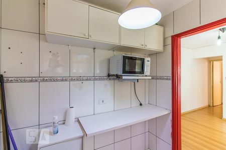 Cozinha de apartamento à venda com 1 quarto, 28m² em Bela Vista, São Paulo