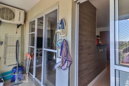 Varanda da Sala de apartamento à venda com 2 quartos, 59m² em Jacarepaguá, Rio de Janeiro