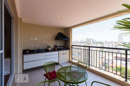 Varanda gourmet de apartamento à venda com 3 quartos, 110m² em Vila Alexandria, São Paulo